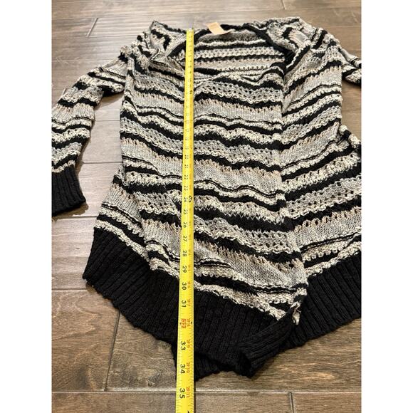 American Eagle Womens Open Front Open Knit Cardigan Sweater Cascading Size M NWT - Picture 9 of 10